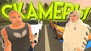 😂 РАЗВОДИЛА ОДУРАЧИЛ СКАМЕРА, и УКРАЛ ЕГО... в GTA CRMP MOBILE *гта крмп black russia* #shorts