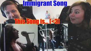 Couple First Reaction To - Led Zeppelin: Immigrant Song [Live Official Video]