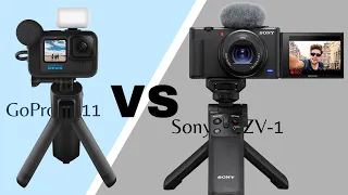 GoPro 11 vs Sony ZV-1