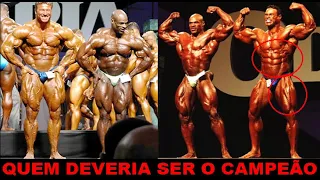 MR OLYMPIA 2002 RONNIE COLEMAN, KEVIN LEVRONE OU GUNTER SCHLIERKAMP