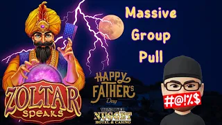 Fathers Day weekend Group pull with The Great Zoltar #slots #highlimit #zoltar #dadbod #tbtslots