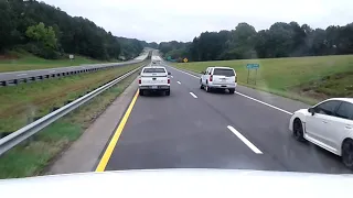 Impatient driver meets karma