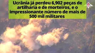 Rússia já destruiu 441 sistemas antiaéreos e mais de 13 mil blindados ucranianos