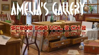 June's Journey Scene 506 Vol 2 Ch 2 Amelia's Gallery *Full Mastered Scene* QHD
