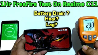 Realme C11 FreeFire Battery Drain Test | Realme C11 FreeFire GamePlay Test|Realme C11 Free Fire Test