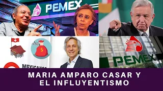 MARIA AMPARO CASAR RESPONDE: TENGO LAS MANOS LIMPIAS; AMLO: ES MUCHO CINISMO