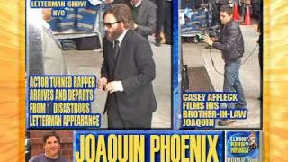 Joaquin Phoenix Bizzare Letterman Appearance