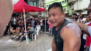 VENUZO DAWHUO Bench Press 195? Kg at 1st Open Powerlifting Competition Nagaland (raw)