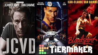 Jean-Claude Van Damme Movies Tier Ranking