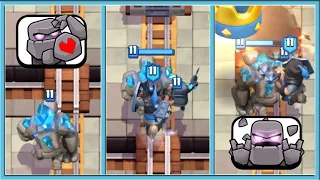 😏 3 GOLEM BEST DECK IN CLASH ROYALE