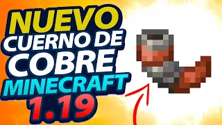 El NUEVO CUERNO DE COBRE de Minecraft 1.19 [ SON 19 ITEMS NUEVOS ]