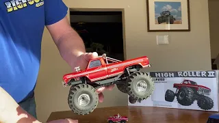 NEW Upcoming Release from FMS HIGH ROLLER II Old Skool Monster Truck!  Unboxing the prototype