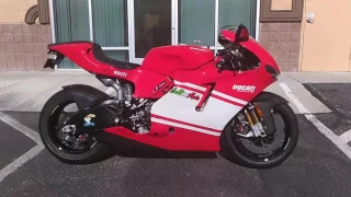 Ducati Desmosedici with stock exhaust