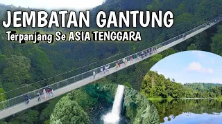 WISATA ALAM JEMBATAN GANTUNG SITU GUNUNG SUKABUMI | Wisata Sukabumi Paling Hits