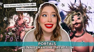 i didnt get it at first but now i looove portals from melanie martinez 🧚🏻‍♂️ *album reaction* | m&m