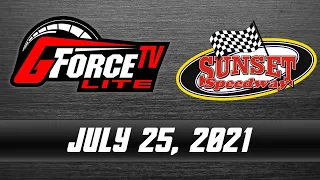 GForceTV Lite - OSCAAR @ Sunset Speedway - July 25, 2021
