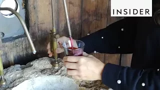 This is a Free 24-Hour Wine Fountain