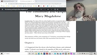 FREE PDF: "The Testimony and Gospel of Mary Magdalene"