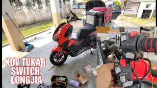 XDV TUKAR SWICTH  ON/OFF FOGLAMP & HEADLAMP LONGJIA