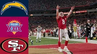 Chargers vs 49ers Super Bowl XXIX (Full Game)