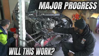 REBUILDING A WRECKED VW GOLF FROM COPART - PART 2 | HOW BAD IS THE CHASSIS?