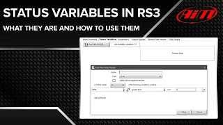 AiM Race Studio 3 - Status Variables