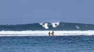 One Set, Four Barrels! - Lakey Peak - Surfing Sumbawa