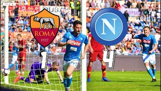 Roma vs Napoli (1-4) Napoli Dominates at the Stadio Olimpico! 31/3/19