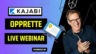 Kajabi: Slik oppretter du et live webinar i Kajabi