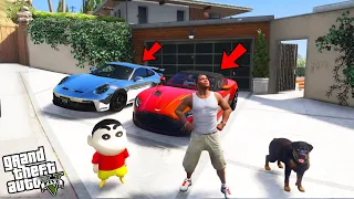 GTA 5 : Franklin Touch Anything Turns Into DIAMONDS with Shinchan In GTA 5 !