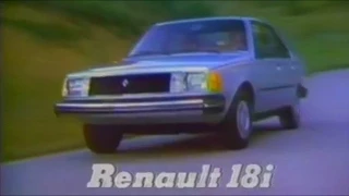 Renault 18i , commercial 1980