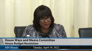 House Ways and Means Committee debates budget resolution 4/19/22