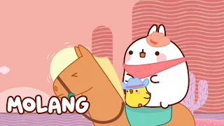 CUENTOS DEL OESTE con Molang y Piu Piu 🤠 🐴 Videos para niños y Caricaturas en español