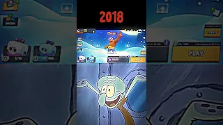 Brawl stars though years nostalgia (2023-2017) #shorts# viral #videogames