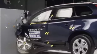 2013 Crash Test Volvo XC60 IIHS Small Overlap Test [Good]