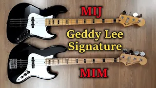 Fender Geddy Lee Signature MIJ x MIM