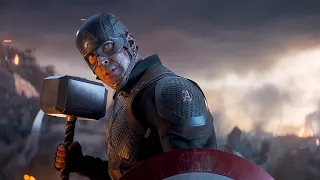 Captain America Lifts Mjolnir Scene in Hindi - Avengers: Endgame