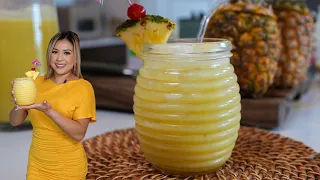 This is the BEST and Most Refreshing PIÑA COLADA Agua Fresca you will ever make!!!