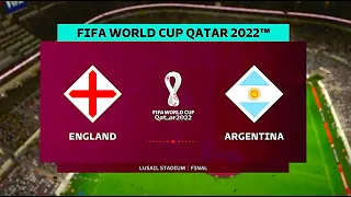 Fifa 2022 World Cup Final - England vs Argentina - Fifa 23 Gameplay