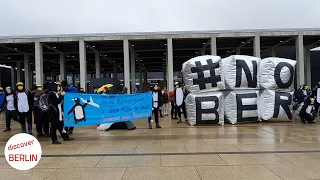 [4K] Berlin Walk - BER - Opening of Berlins new Airport the Berlin Brandenburg Airport Willy Brandt