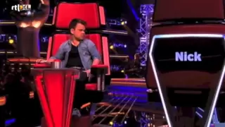 Marx Margono - Blind auditions The Voice of Holland - Trijntje Oosterhuis - Kom vlieg met me mee