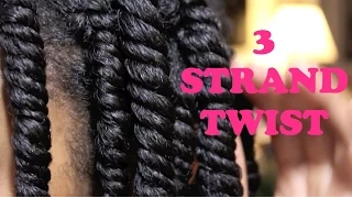 How to 3 Strand Twist *DETAILED* | Step by step | Easy to follow