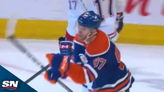 Oilers' Connor McDavid Scores Brilliant Goal Off Turnover vs. Canadiens