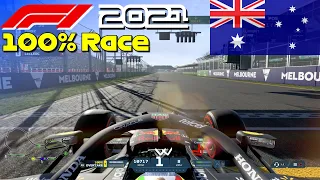 F1 2021 - Let's Make Pérez World Champion #20: 100% Race Australia | PS5
