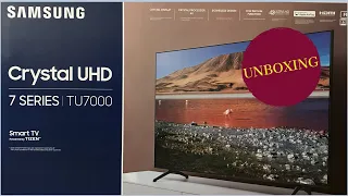 Samsung | Crystal UHD | 7 Series | TU7000 | Unboxing