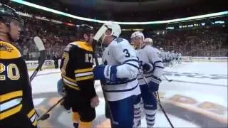 How the Bruins shake hands