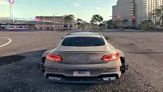 Need For Speed HEAT - Mercedes C63 AMG Acceleration & TOP Speed (NFS 2019)
