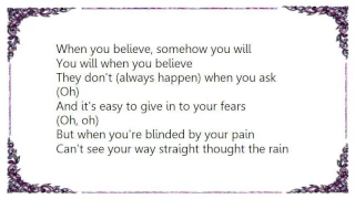 Celtic Woman - When You Believe Lyrics