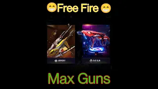 ALL GUN MAX COLLECTION 🔥🔥#freefire