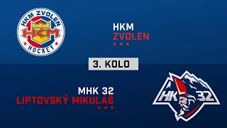 3.kolo HKM Zvolen - MHK 32 Liptovský Mikuláš HIGHLIGHTS